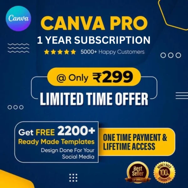 Canva Pro Subscription With Lifetime Access